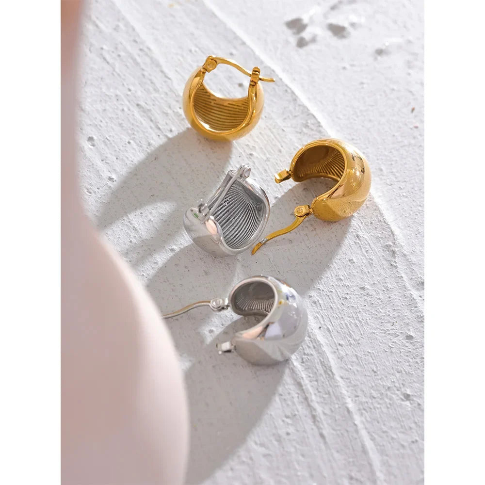 Chunky Geometric Statement Earrings
