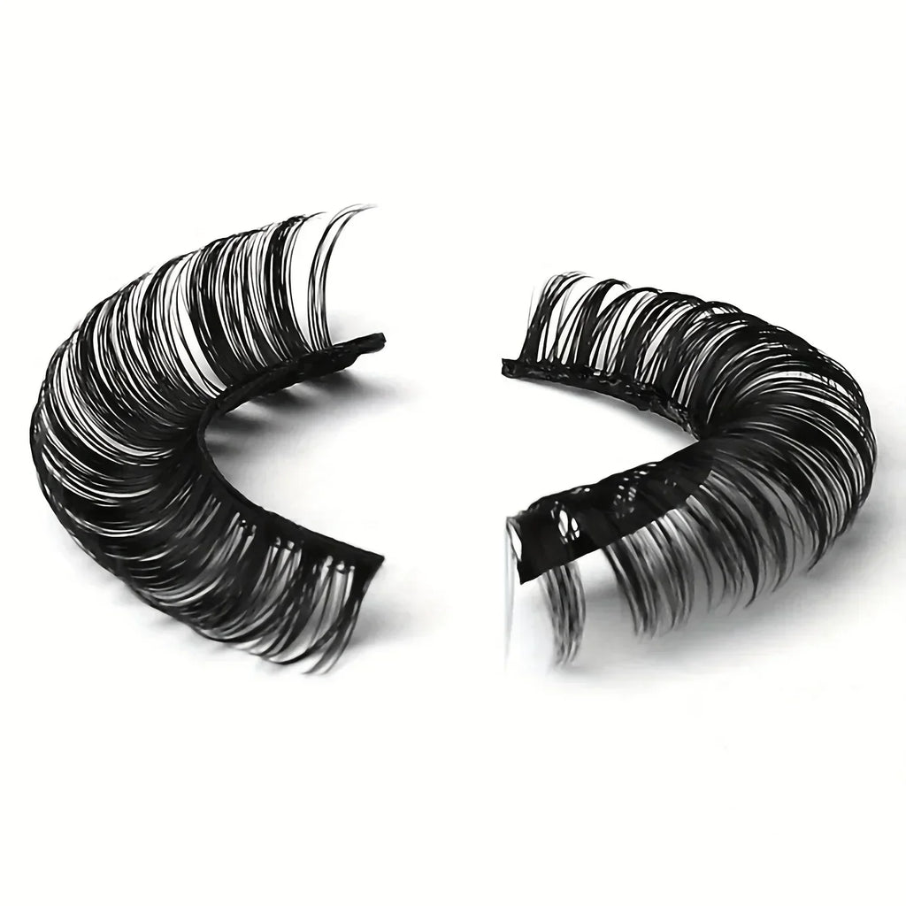 10 Pairs Russian Strip Lashes DD Curl | Fluffy Wispy Faux Mink Lashes Pack
