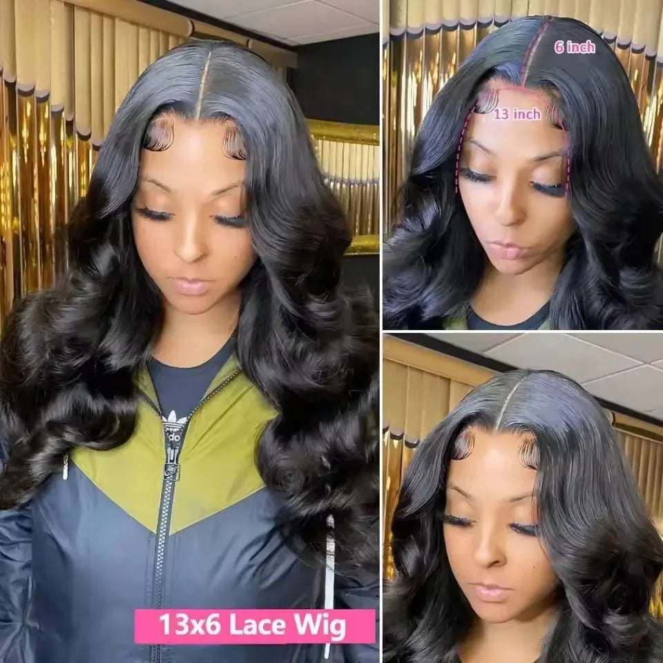 13x4 13x6 HD Body Wave Lace Front Wig 40 Inch Lace Frontal Wigs Lace Frontal Brazilian Wigs Human Hair Wigs Lace Front For Women