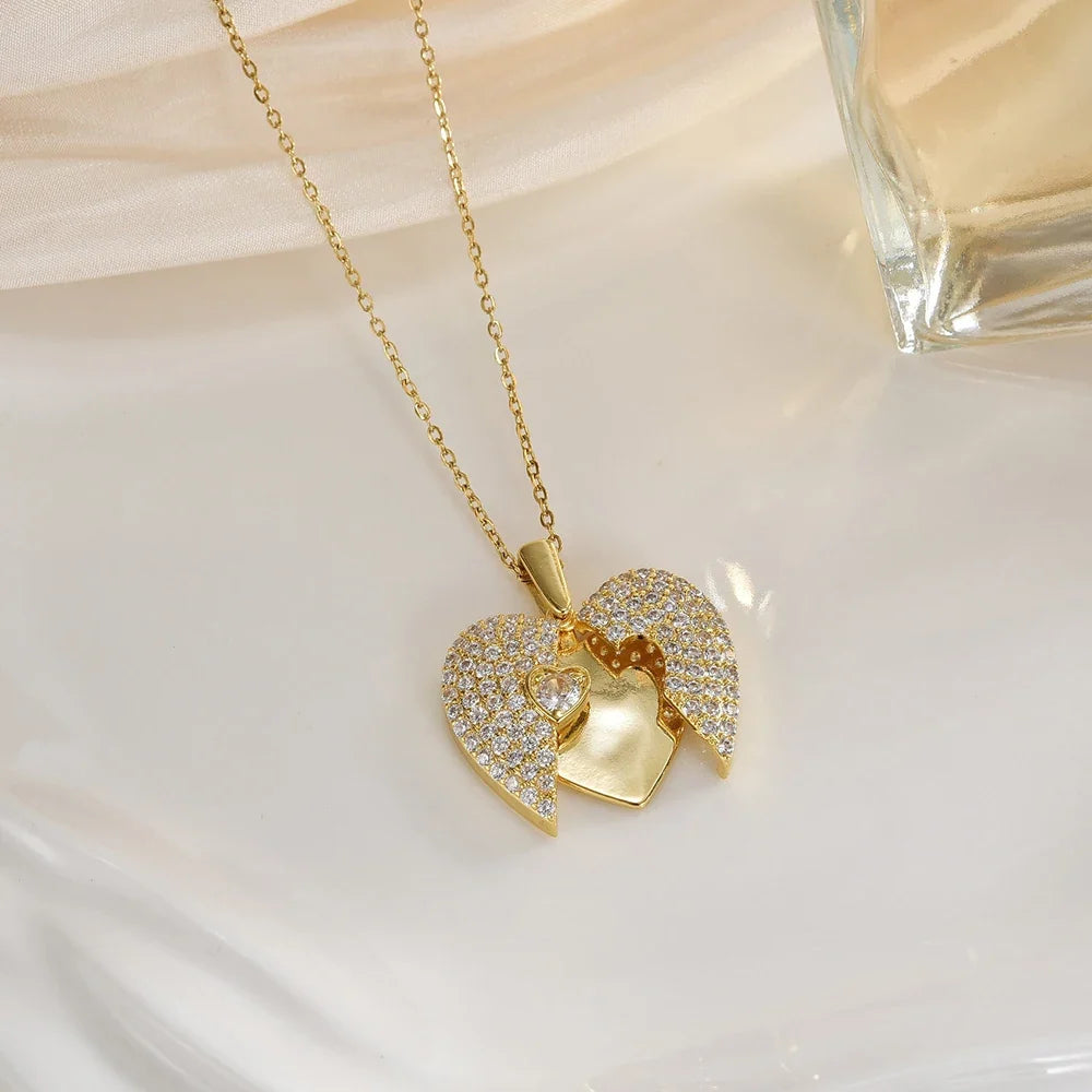 Personalized Heart-shaped Necklace