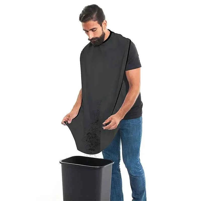 Male Shaving Apron Beard Catcher Cape Shave Cleaning Hairdresser