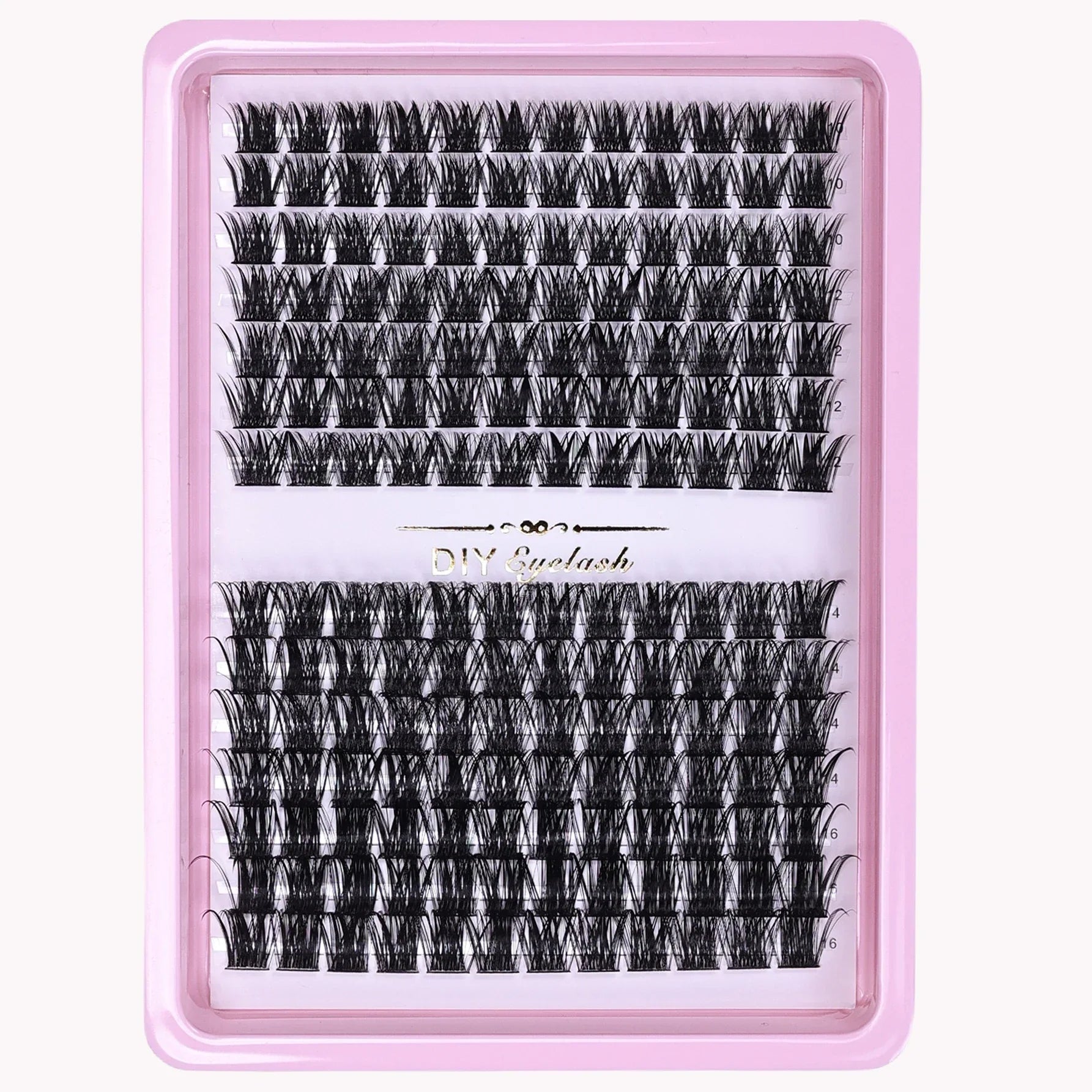 Lash Clusters 168pcs | DIY Wispy Individual Lashes 10-16mm D Curl