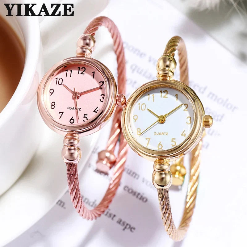 Gold Bangle Bracelet Watch