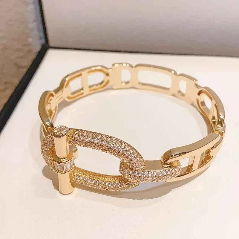 18 k gold plated bracelet