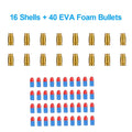 Soft EVA Foam Bullets for Toy Guns | Safe Shell Ejecting Ammo for Kids