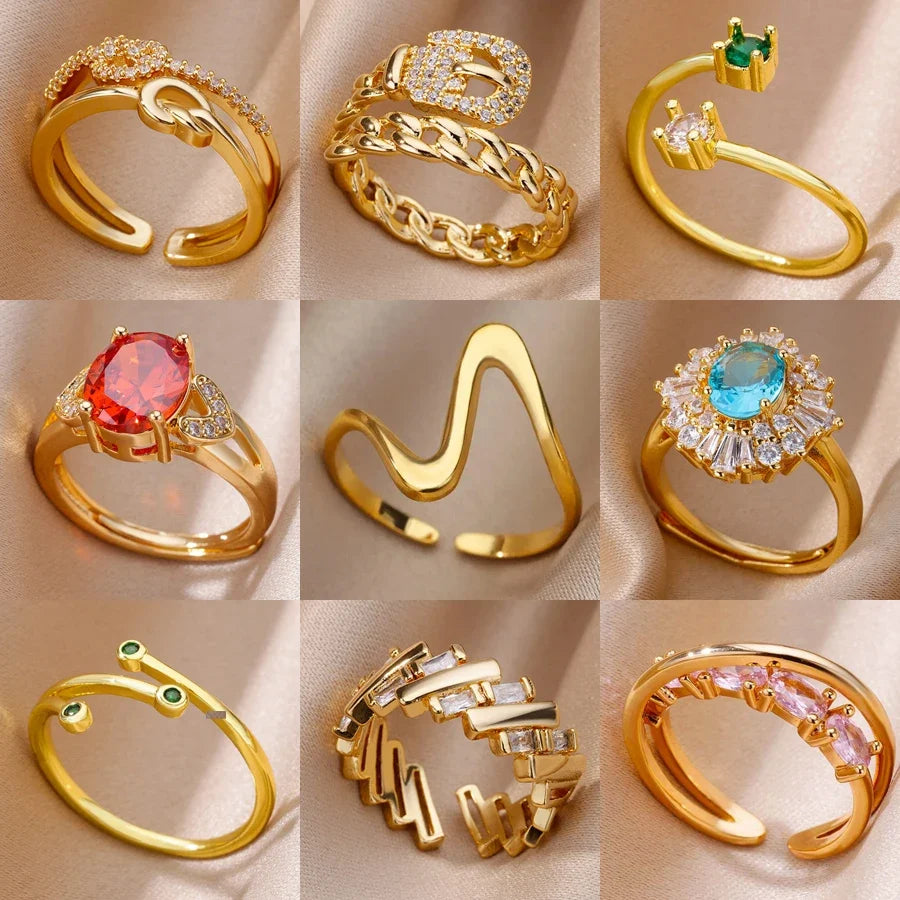 Zircon Stone Ring