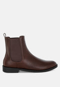 Sigrun Faux Leather Chelsea Boots