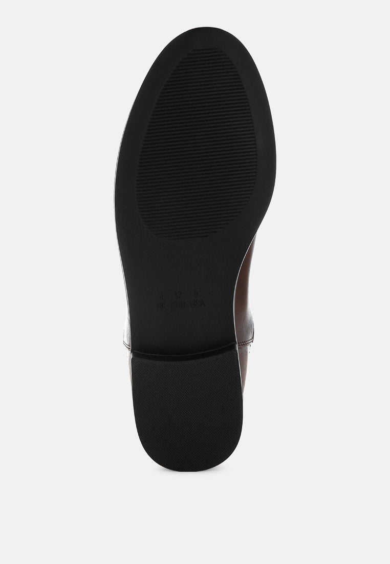 Sigrun Faux Leather Chelsea Boots