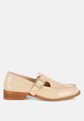 Swenson Patent Pleather Mary Jane Loafers