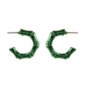 Green Bamboo Hoops