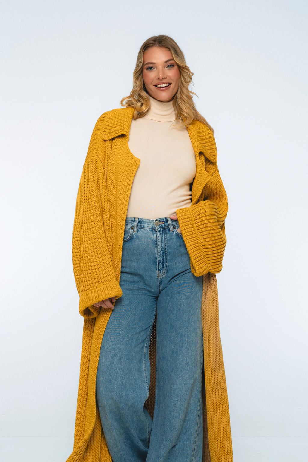 Warm Night Long Knitted Coat