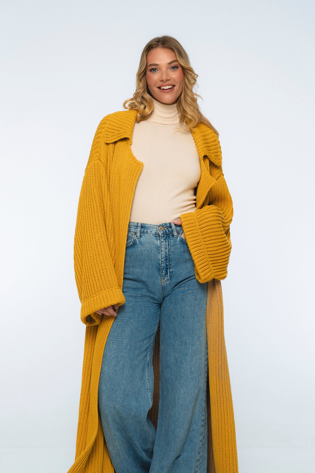 Warm Night Long Knitted Coat