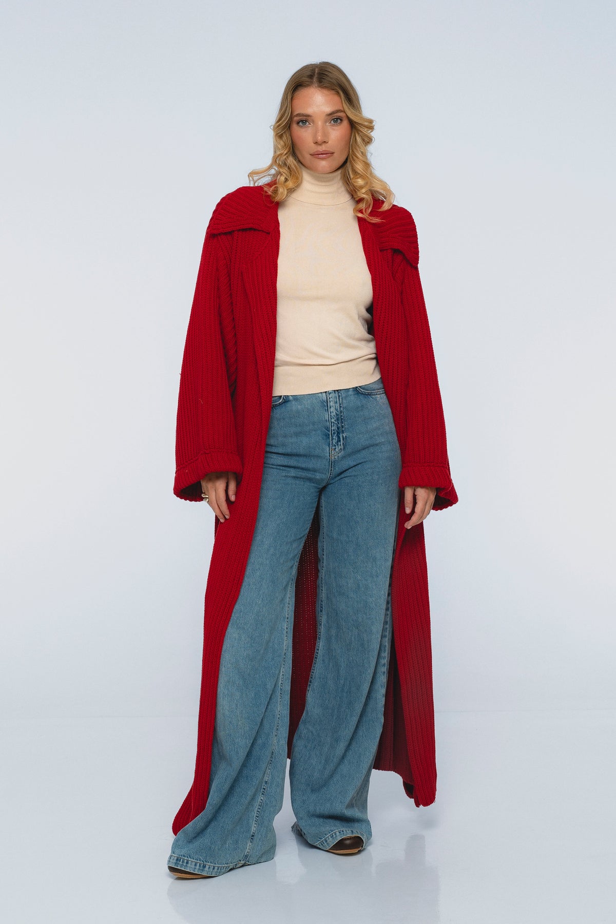 Warm Night Long Knitted Coat