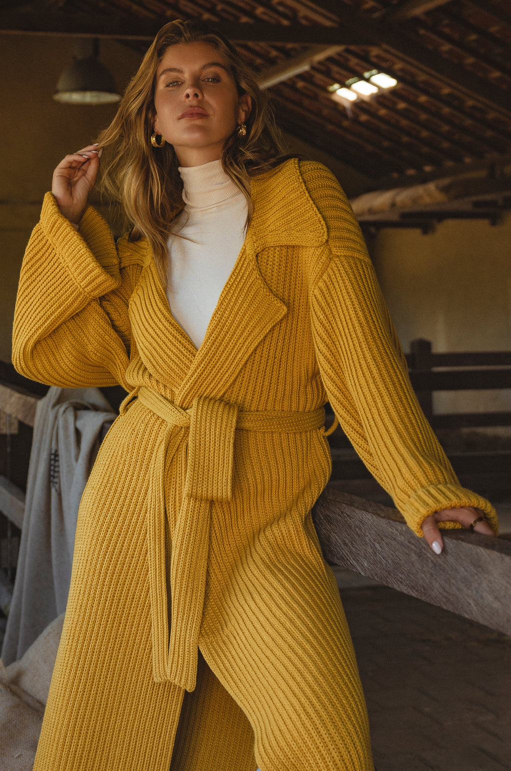 Warm Night Long Knitted Coat