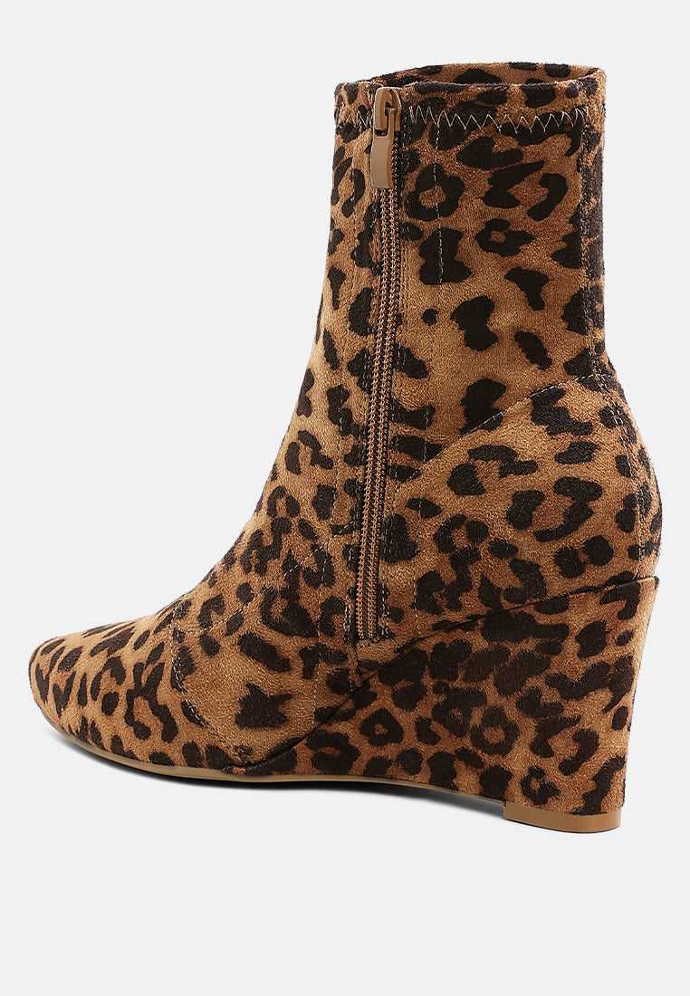 Yara Stretch Fit Wedge Heel Sock Boots