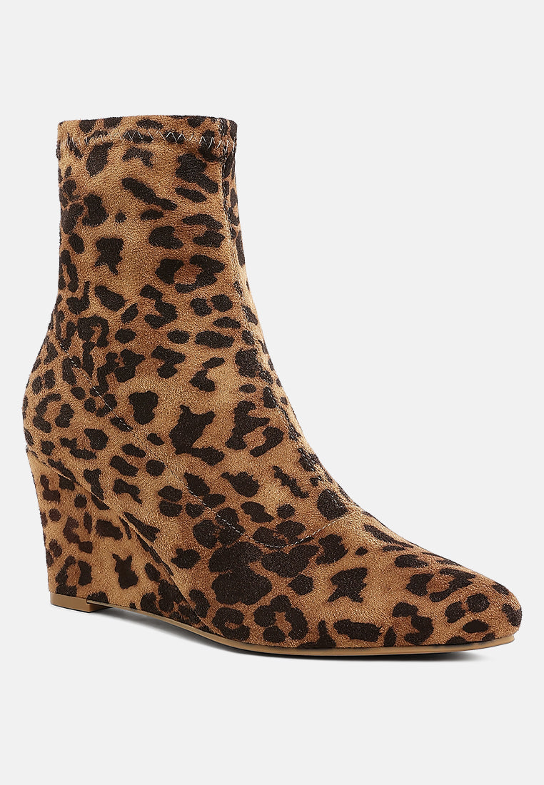 Yara Stretch Fit Wedge Heel Sock Boots