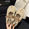 Round Head Low-cut Gommino Pumps Women