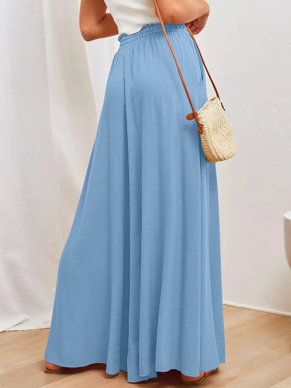 Wide Leg Pants with Pockets