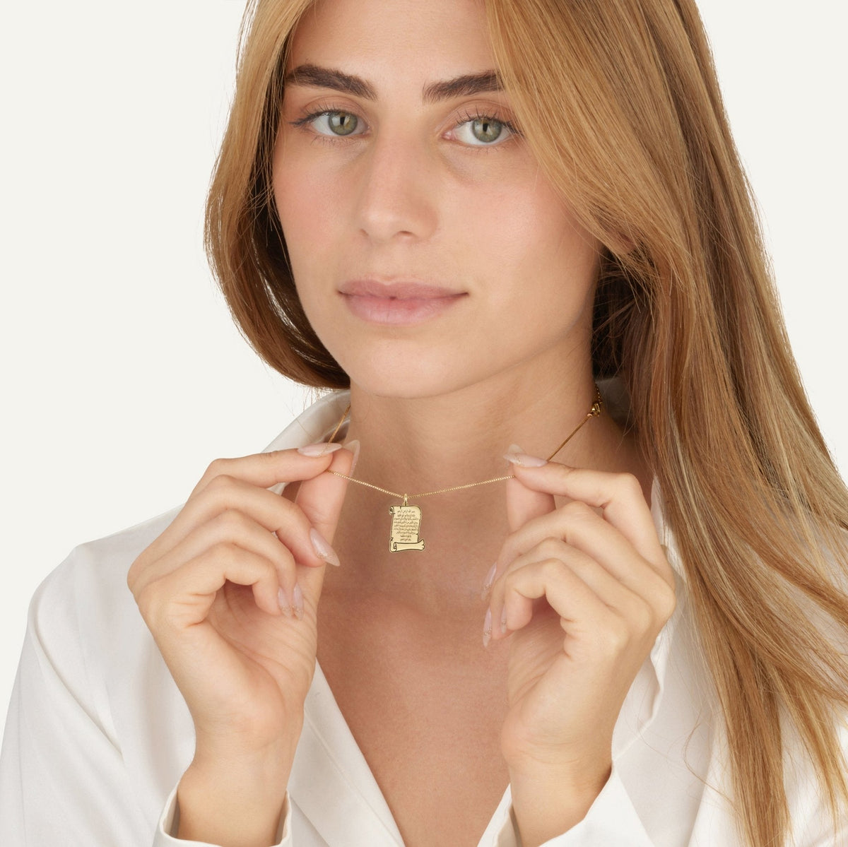 Ayat Al Kursi Scroll Necklace