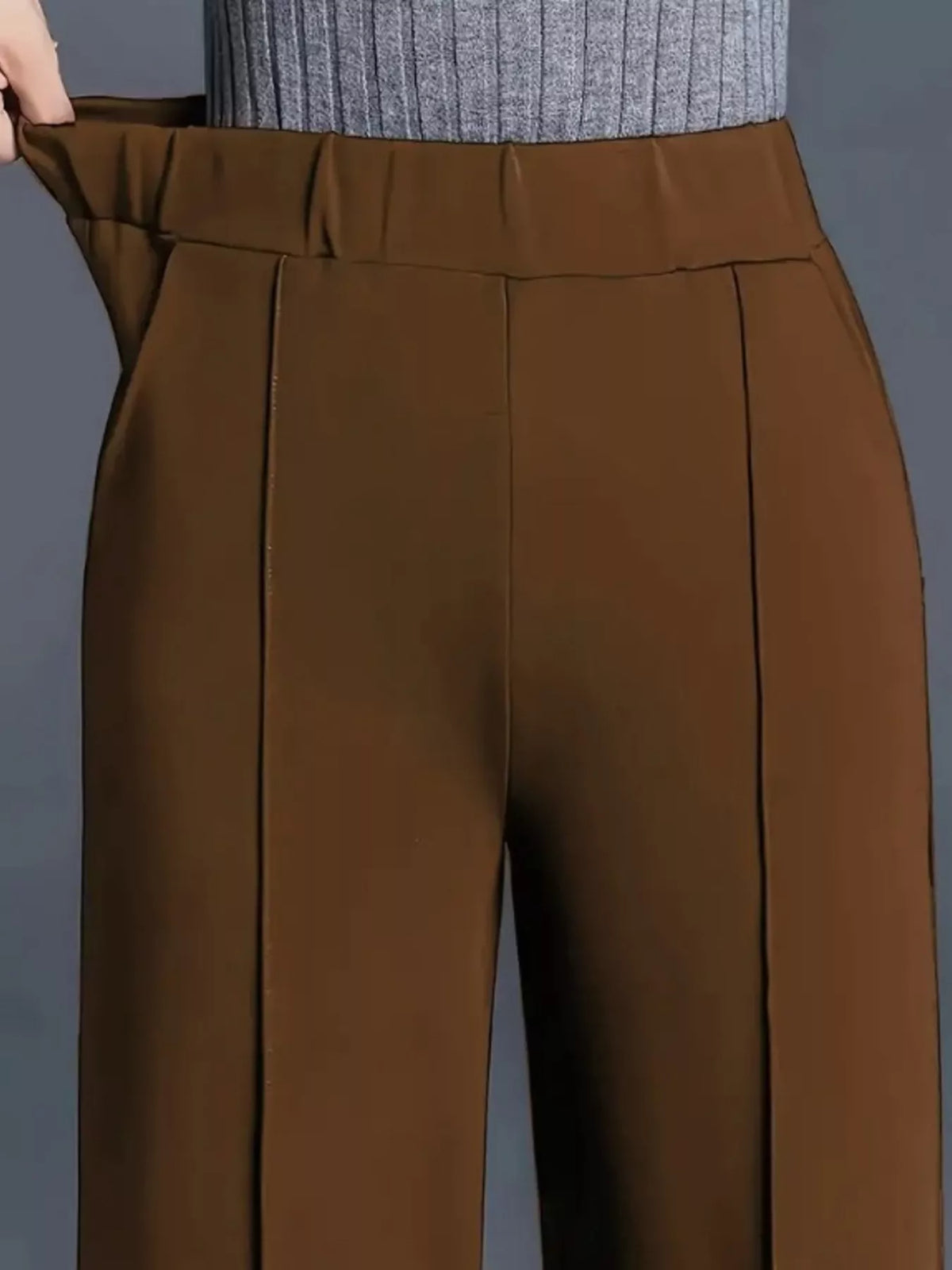 High-Waisted Wide Leg Pants