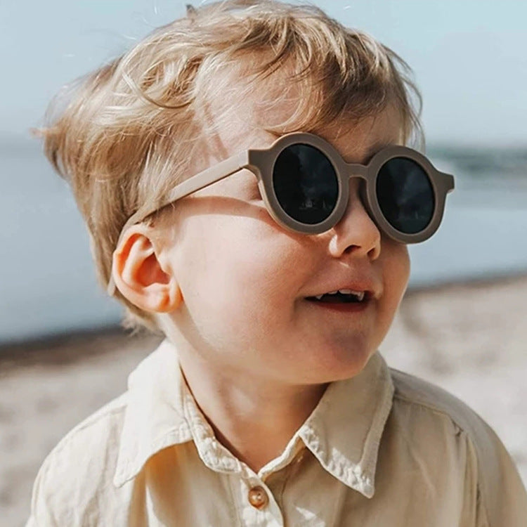Children's Round Frame Sunglasses Are Light Cute And Cool