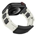 T-shaped Clasp Stainless Steel Metal-rubber Watch Strap