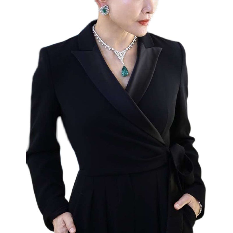 Emerald Moissan Necklace