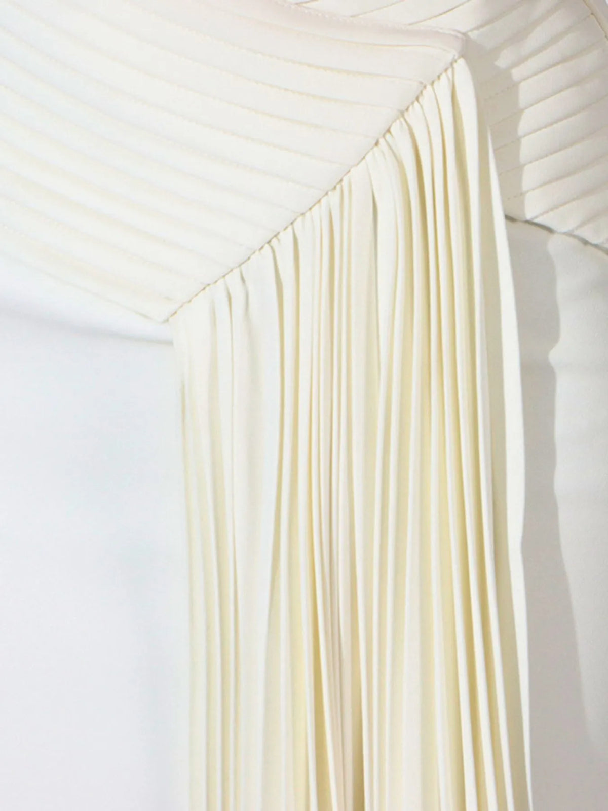 Single Shoulder Pleated Dress