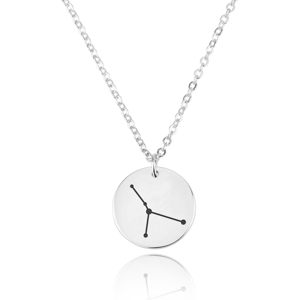 Cancer Celestial Constellation Disk Necklace
