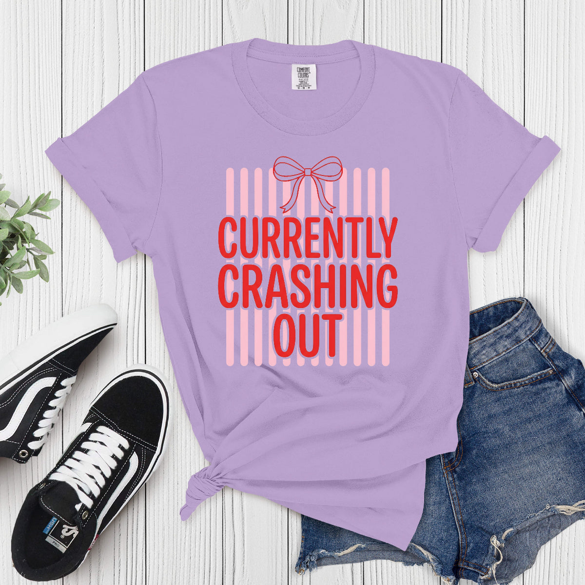 Currently Crashing Out Tee