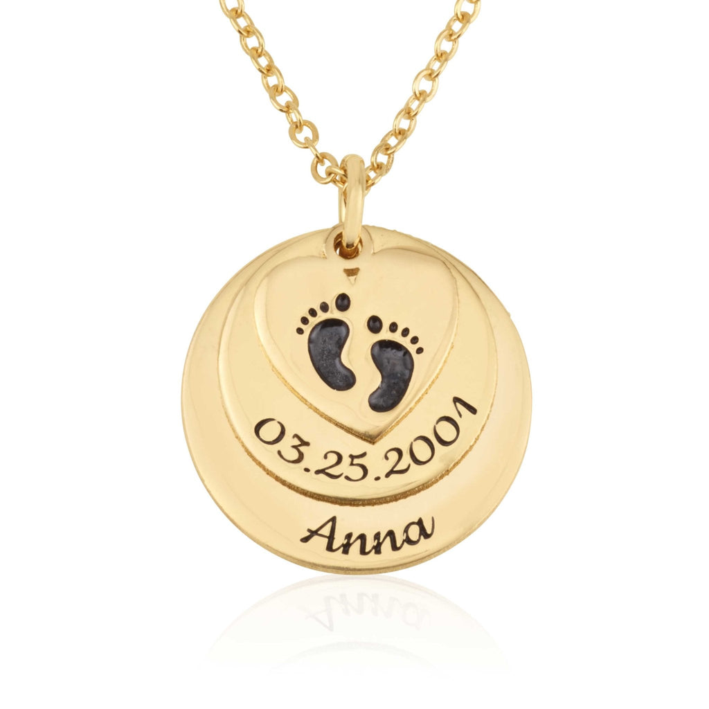 Custom Birth Certificate Necklace