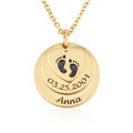 Custom Birth Certificate Necklace