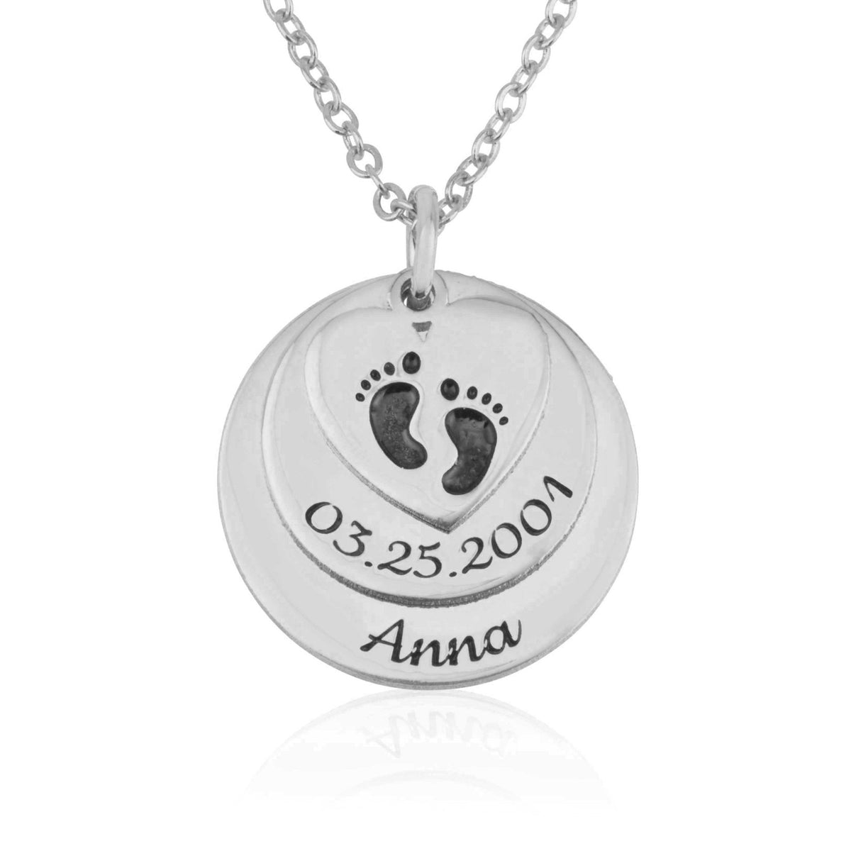 Custom Birth Certificate Necklace