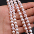 Nearly Round Naked Beads Pearl Loose Beads