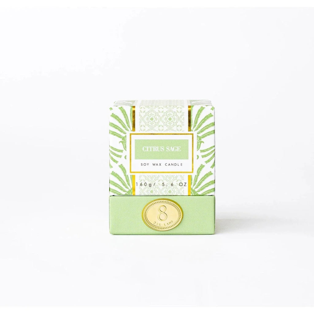 Boxed 5.6oz Candle - Citrus Sage