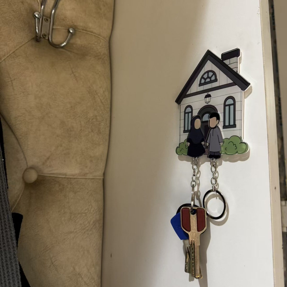 Creative Cartoon Magnetic Fridge Magnets Keychains
