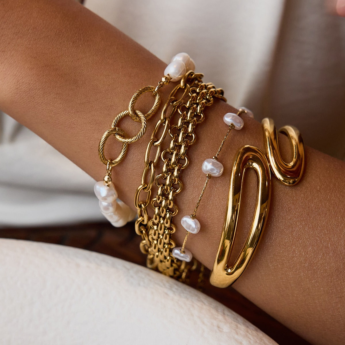 Pearl Link Bracelet
