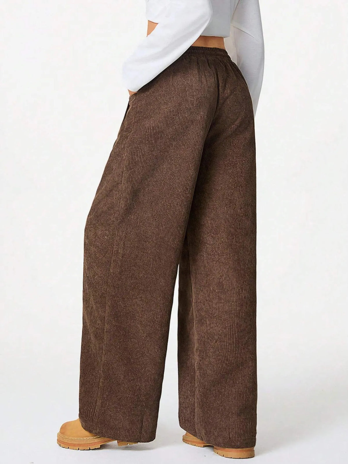 Wide Leg Drawstring Pants