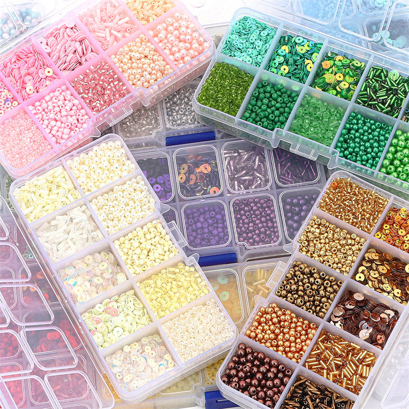 Glass Beads Handmade Diy Same Color Sequin Beads