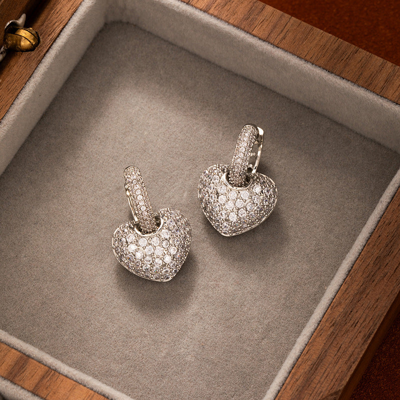 Elegant Zircon Stud Earrings