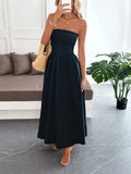 Smocked Tube Maxi Dress