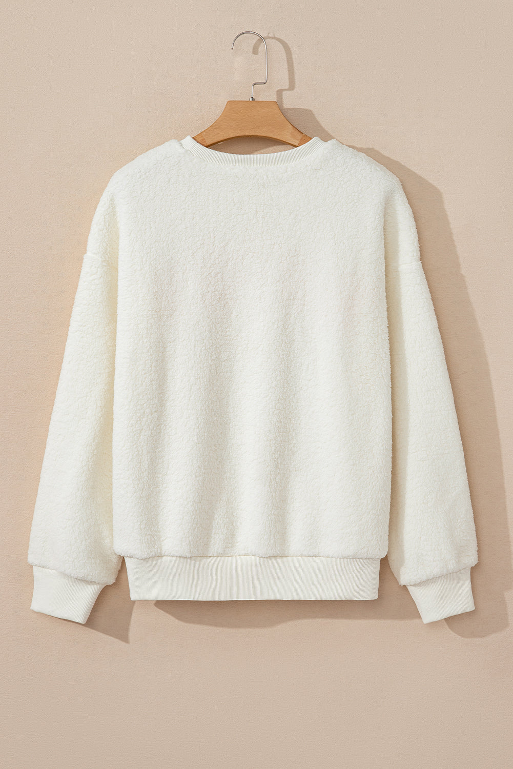 Mila Sherpa Howdy Patched Pullover