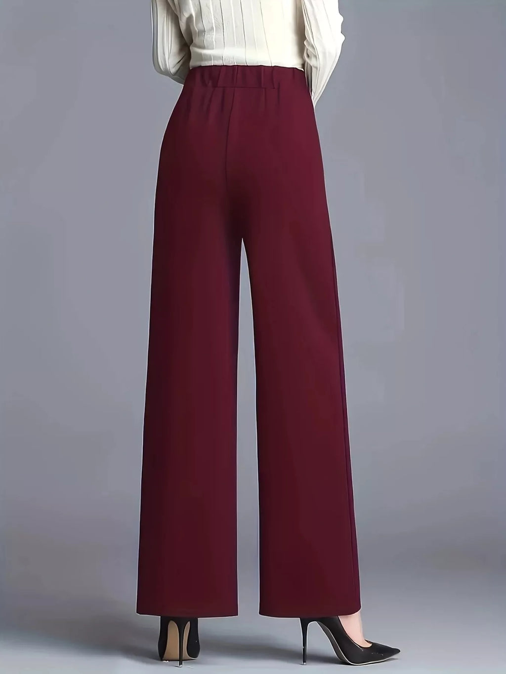 High-Waisted Wide Leg Pants