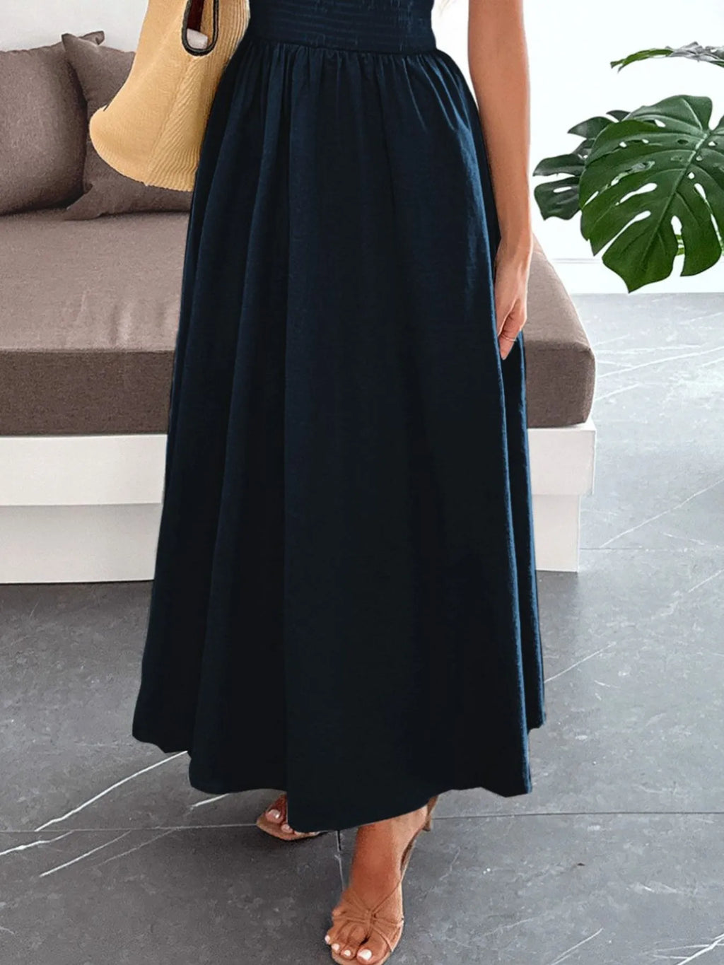 Smocked Tube Maxi Dress