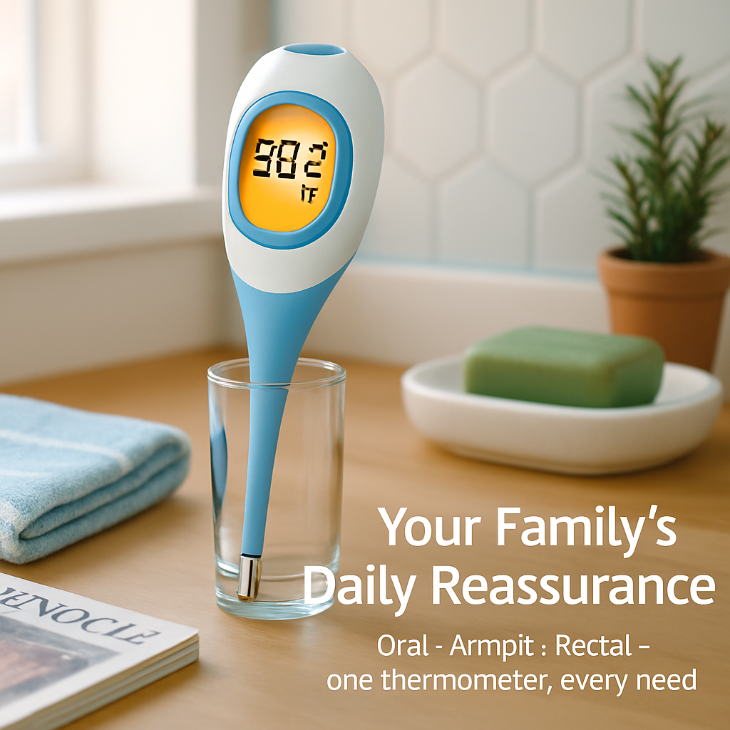 Digital Oral Thermometer - Fast, Accurate Reading