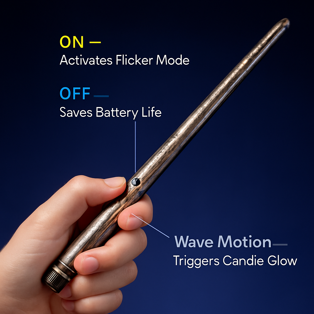 Flameless Floating LED Candles with Remote Wand