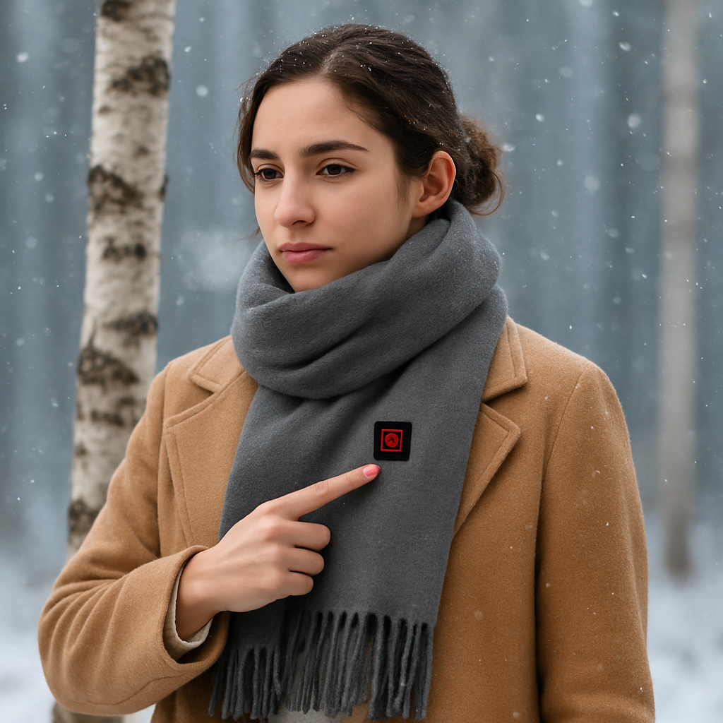 Electric Heated Scarf for Winter Warmth & Comfort