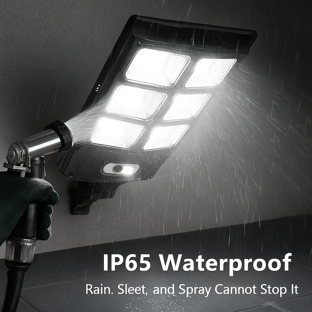 Solar Powered Wall Light with PIR Motion Sensor