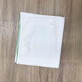 Green Picot Trim Receiving Blanket