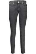 GUESS JEANS WOMEN'S BLACK DENIM JEANS-0
